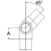 135 Flush side outlet elbow - Bild 2