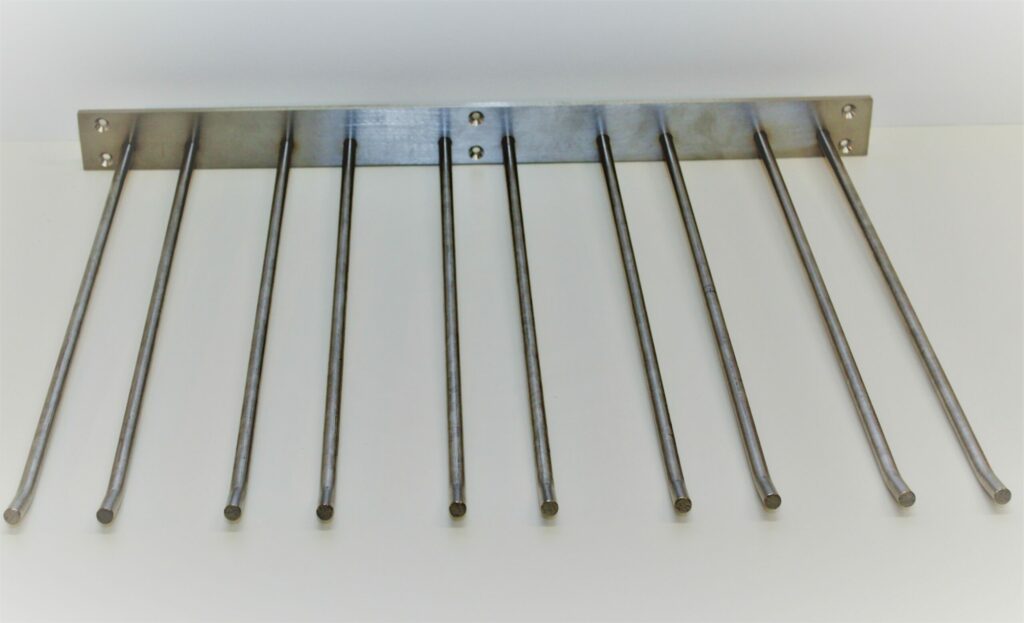 Glass rack wall